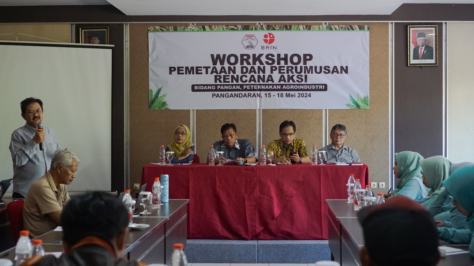 Kerjasama JAMTANI dan BRIN untuk Pemetaan dan Perumusan Rencana Aksi Bidang Pangan, Peternakan, Hortikultura dan Agroindustri di Pangandaran pada tanggal 16 Mei 2024
